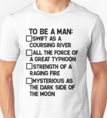 Camiseta unisex Para ser un hombre: