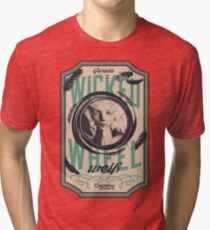 Wicked Wheel Weiß | FFXIV Tri-blend T-Shirt