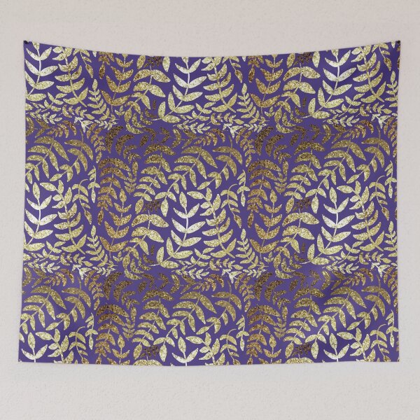 Item preview, Purple Metallic Floral designed and sold by Aimyillustrates.