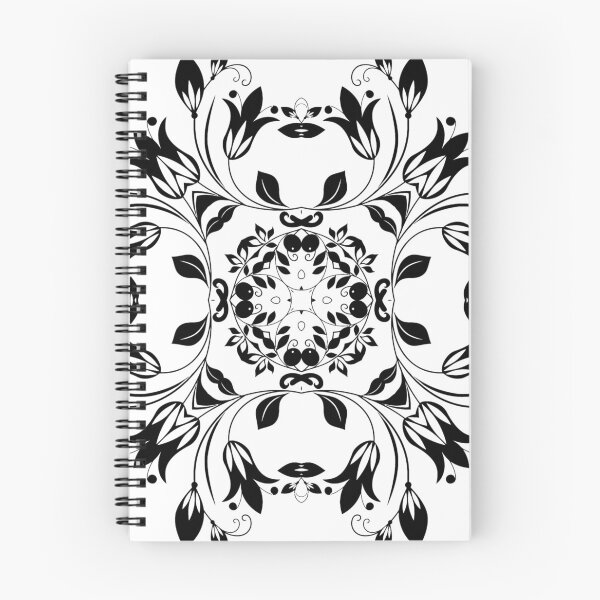 Item preview, Black And White Bloom Pattern designed and sold by doodle3Dandy.
