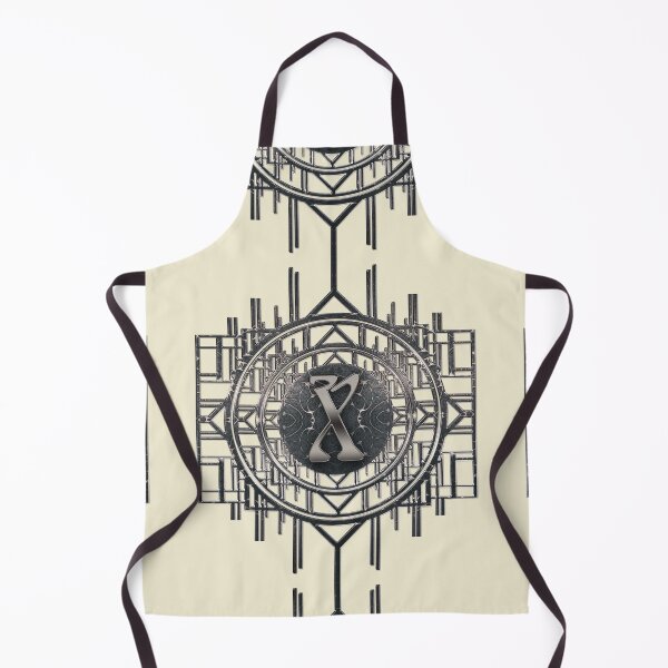 Item preview, Burlesque Art Nouveau Initials Artdeco Vintage Alphabet Letter X designed and sold by Xarah.