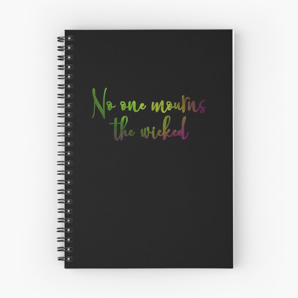 Item preview, No One Mourns the Wicked designed and sold by Theatre Thoughts.