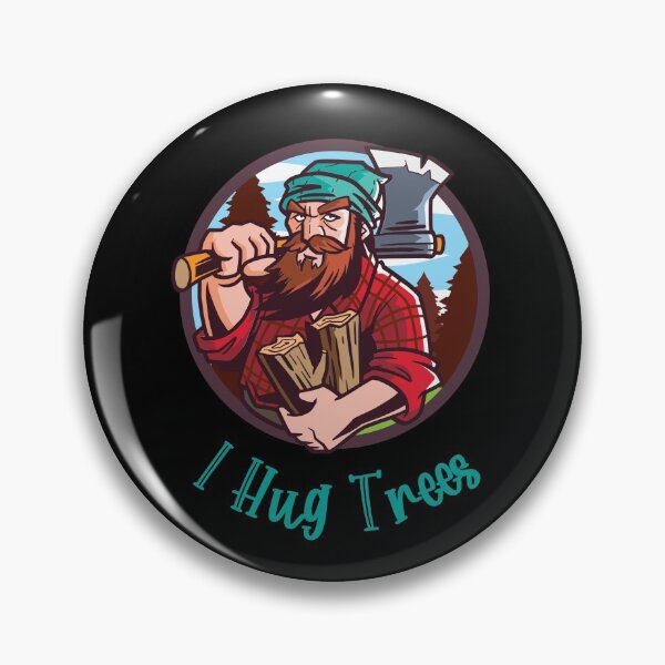 Artikelvorschau, I Hug Trees Lumberjack Woodcutter entworfen und verkauft von teweshirt.