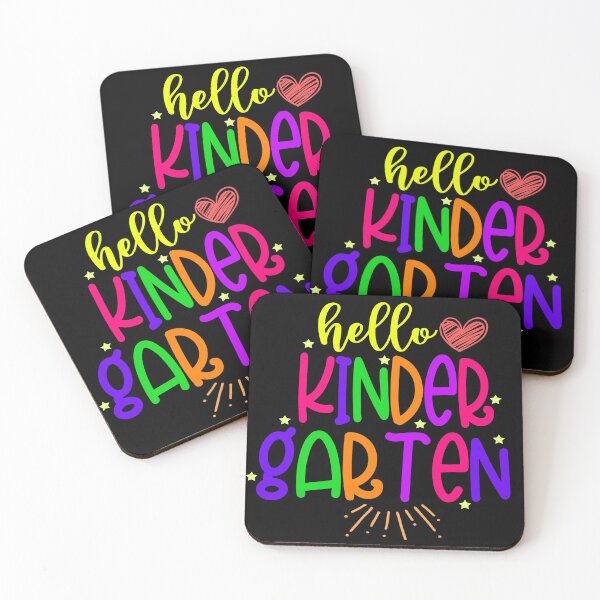 Item preview, Hello Kindergarten - Colorful and fun designed and sold by BonsaiCrafts.