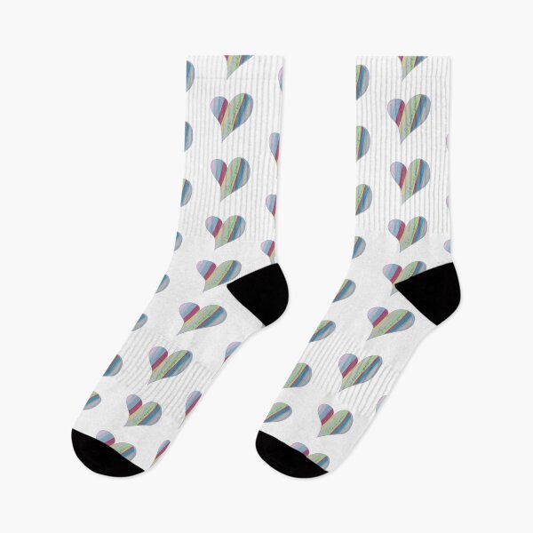 Item preview, I love you Heart-Shaped Striped Design by Christie Olstad designed and sold by Christie Olstad.