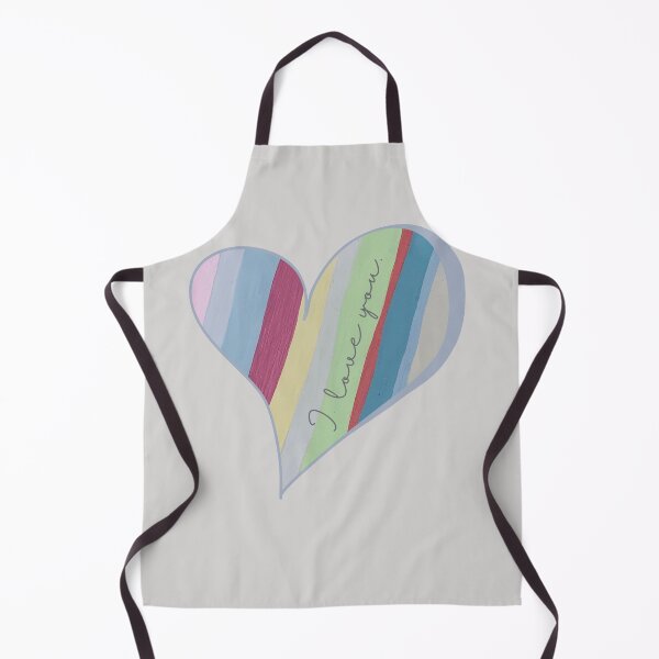 Item preview, I love you Heart-Shaped Striped Design by Christie Olstad designed and sold by Christie Olstad.