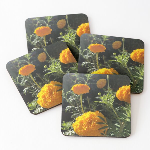 Item preview, Yellow French Marigold Flower designed and sold by Kaushal Pal.