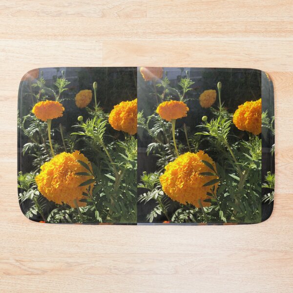 Item preview, Yellow French Marigold Flower designed and sold by Kaushal Pal.