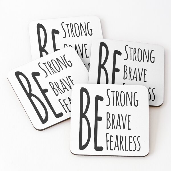 Item preview, Be Strong Be Brave Be Fearless designed and sold by 4AllTimes.