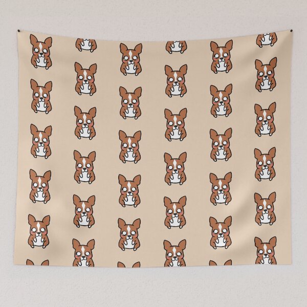 Item preview, Fat Baby Red Boston Terrier designed and sold by toastercorndog.