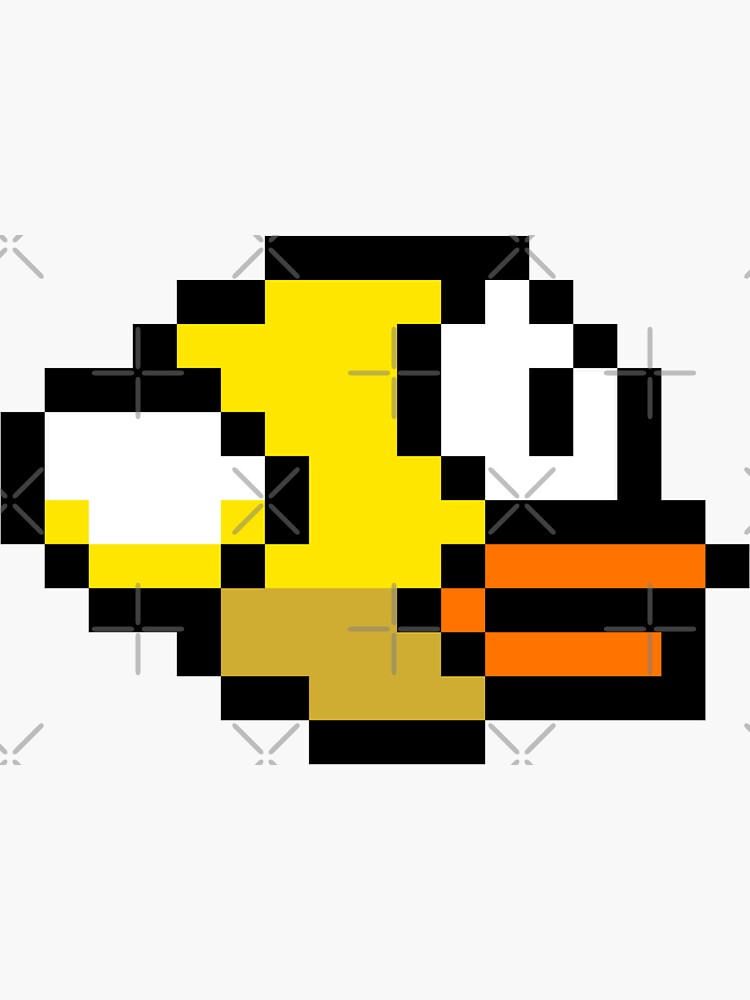 Flappy Bird Sticker for Sale by CurbsideDeli