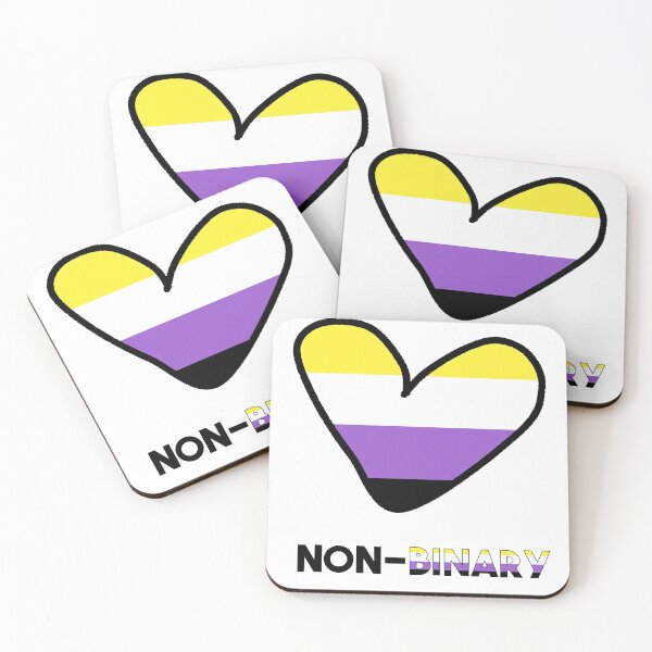 Item preview, LGBTQ+ Non-Binary Heart- Love  designed and sold by VtheArtist.