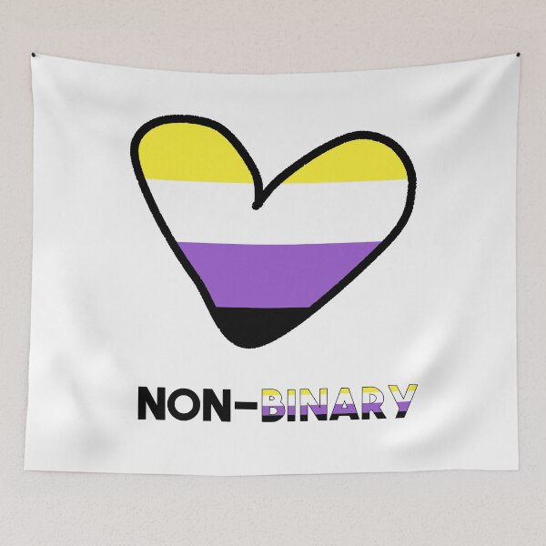 Item preview, LGBTQ+ Non-Binary Heart- Love  designed and sold by VtheArtist.