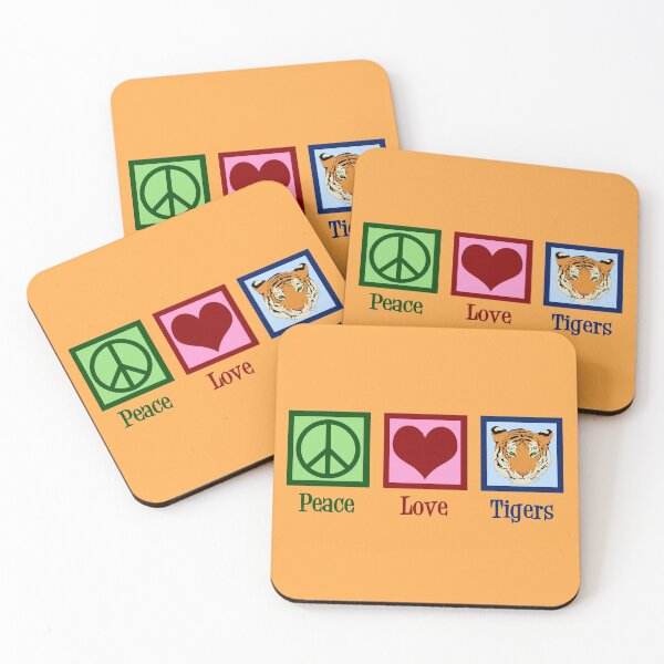 Item preview, Peace Love Tigers designed and sold by Epic Love Designs.