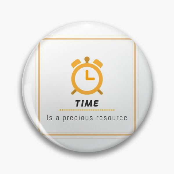 Item preview, Time is a precious resource designed and sold by jada4you.