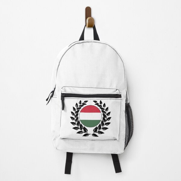Item preview, Hungary flag flag hungarian laurel wreath designed and sold by GeogDesigns.