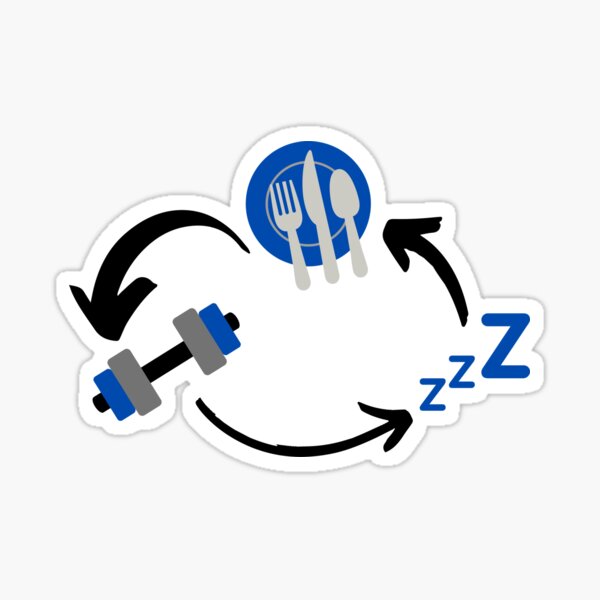 Item preview, Eat,Sleep,Workout Repeat Cycle designed and sold by The Athletic  Mindset.