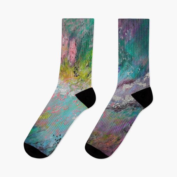 Item preview, Abstract acrylic painting "summer" designed and sold by RamintaArt.