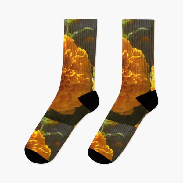 Item preview, Golden Marigold Flower Nature designed and sold by Kaushal Pal.