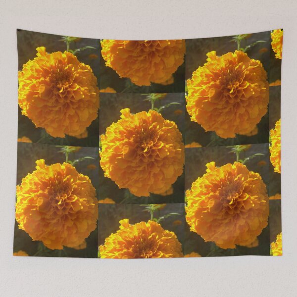 Item preview, Golden Marigold Flower Nature designed and sold by Kaushal Pal.