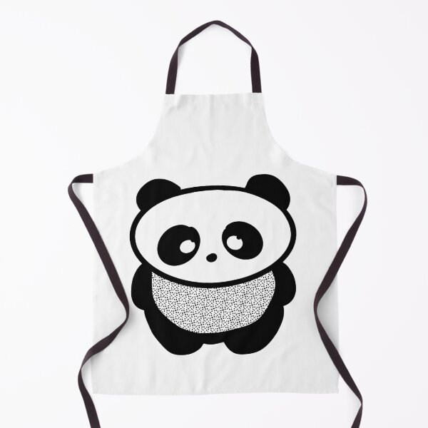 Item preview, Panda Wearing a Panda Bib designed and sold by weavernap.