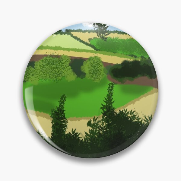 Item preview, Launde Abbey Landscape designed and sold by dominiccivilart.