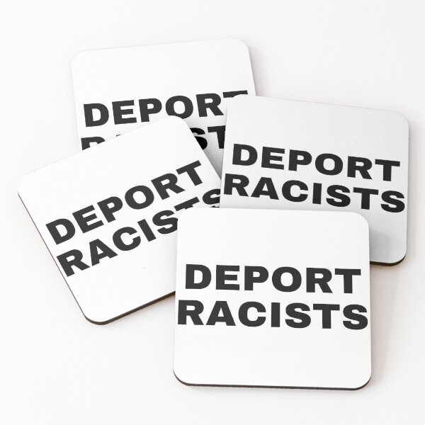 Item preview, DEPORT RACISTS (SUPPORT MIGRANTS) designed and sold by Sunny Collections.