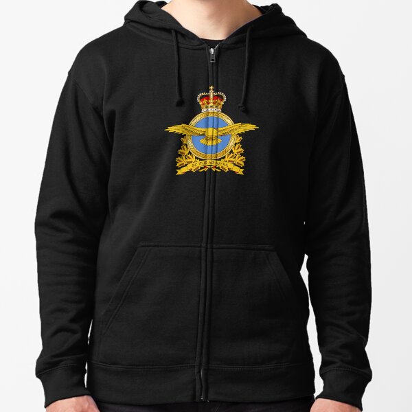 Royal Canadian Air Force Badge Zipped Hoodie