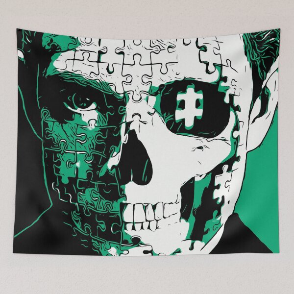 Item preview, Doctor Watson Puzzle Skull Comic Book Style designed and sold by orionlodubyal.