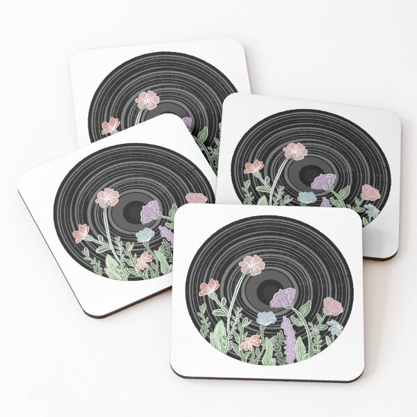 Item preview, flowers record y2k aesthetic sticker designed and sold by ange11y.
