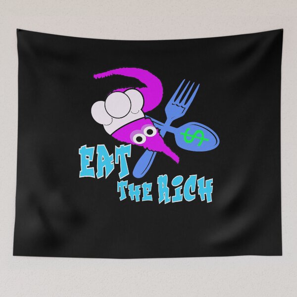 Item preview, Funny Magic Worm on a String Eat the Rich Meme Gift  designed and sold by jpjournals.