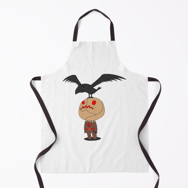 Item preview, chibi kawaii scarecrow halloween spooky Scary crow designed and sold by zerobatt.