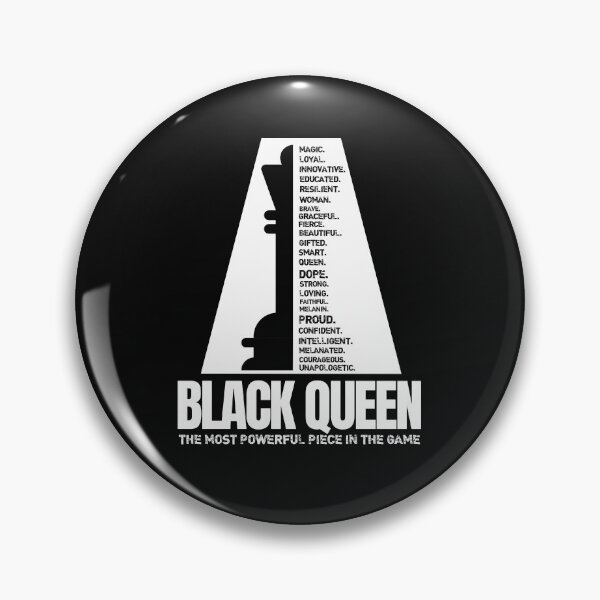 Item preview, Black Queen, Chess, The Most Powerful Piece in The Game designed and sold by mustardblack.