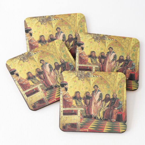 Item preview, Tzar Mikhail Fedorovich Holding Council with the Boyars - Andrei Ryabushkin designed and sold by CJET.