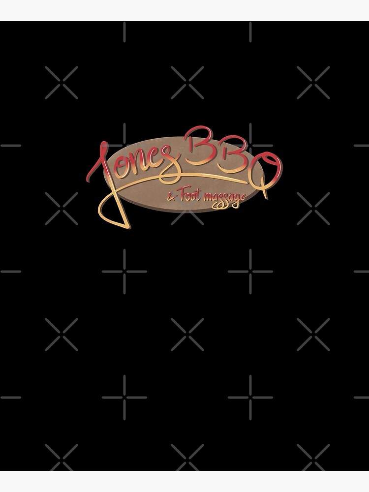 "Jones BBQ and foot massage" Apron for Sale by KikiStore Redbubble