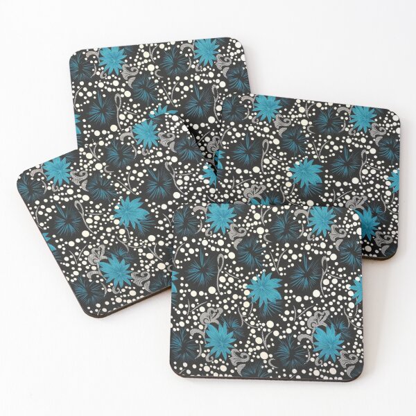 Item preview, Blue beautiful flowers Pattern designed and sold by africanvisuals.
