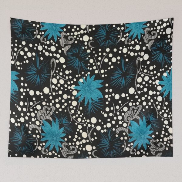 Item preview, Blue beautiful flowers Pattern designed and sold by africanvisuals.
