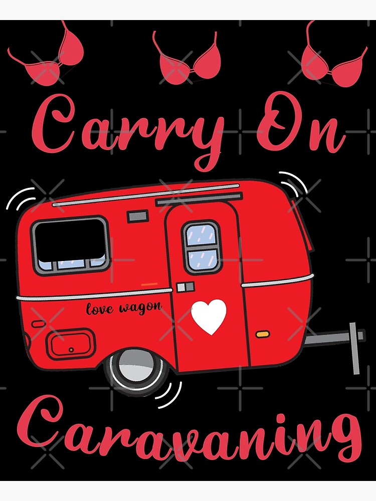 Thumbnail 3 of 3, Photographic Print, Caravans - Funny Caravan Gifts - Caravan Camping- Caravan tshirts - RV Camping - On The Road - Caravan Travel Mugs designed and sold by happygiftideas.