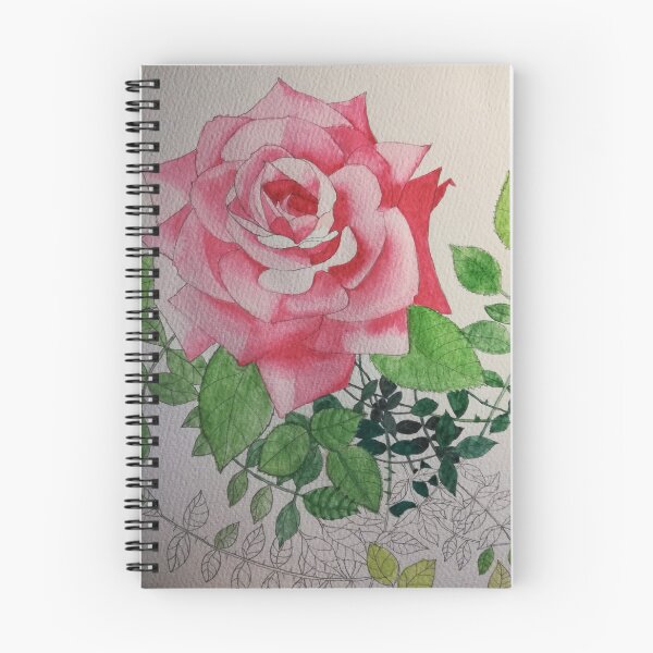 Item preview, Pink rose watercolor painting  designed and sold by esvb.