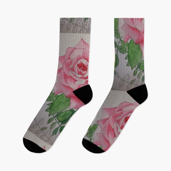 Aperçu de l'œuvre Peinture aquarelle rose rose créée et vendue par esvb.