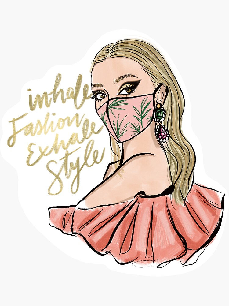fashion designer Sticker for Sale by Arianna Gallardo