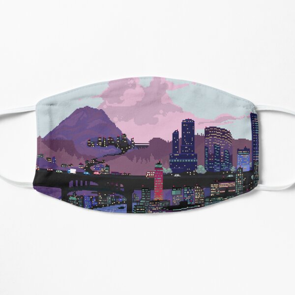Carbon Valley Skyline Flat Mask