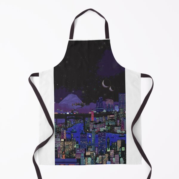 Item preview, Twin Moon Skyline designed and sold by mentalpoppixels.