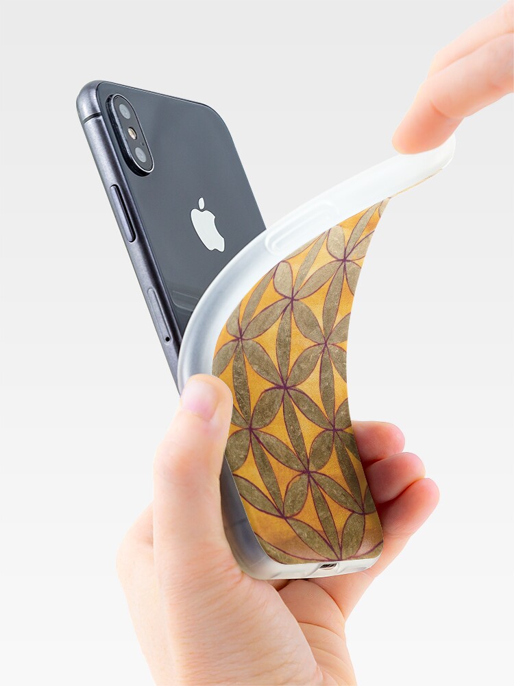 Alternate view of Flower of Life iPhone Case