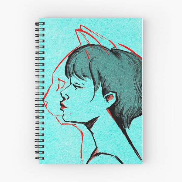 Item preview, girl and cat designed and sold by Megatu.