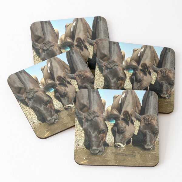 Item preview, Trio of thirsty cows  designed and sold by Elizabeth Gregory.