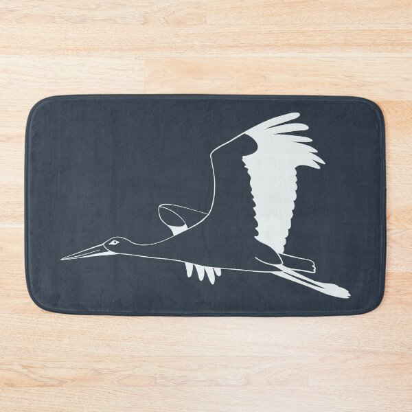 Item preview, Handdrawn white stork bird designed and sold by EngineerGoC.