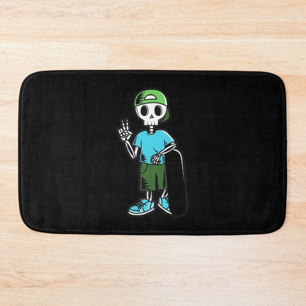 Item preview, Skeleton with skateboard designed and sold by miminova.