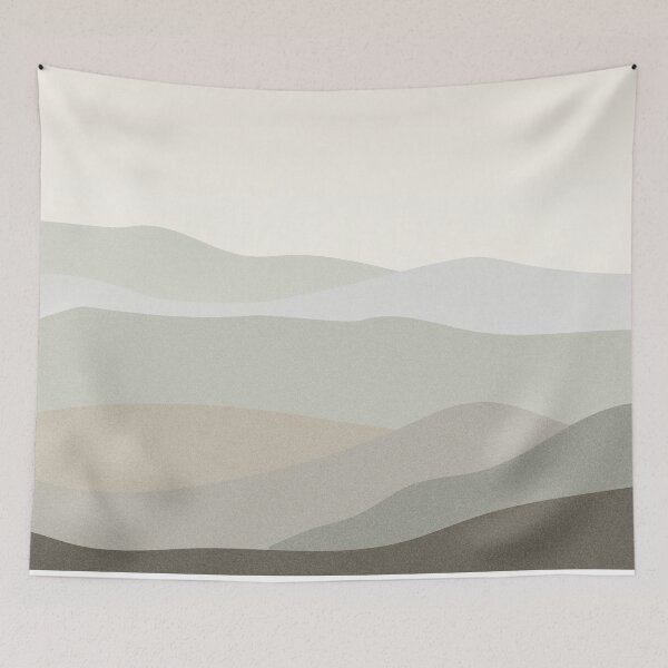 Item preview, Modern Minimalist Aesthetic Landscape - Sage designed and sold by LophiiCreations.