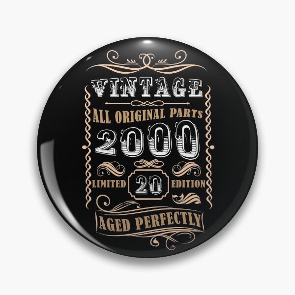 Item preview, Vintage 2000 - 20th Birthday Gift For Men designed and sold by eulonix.